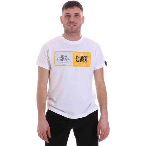 Abbigliamento Uomo T-shirt maniche corte Caterpillar 35CC302 Bianco