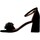 Scarpe Donna Sandali Grace Shoes 380017 Nero