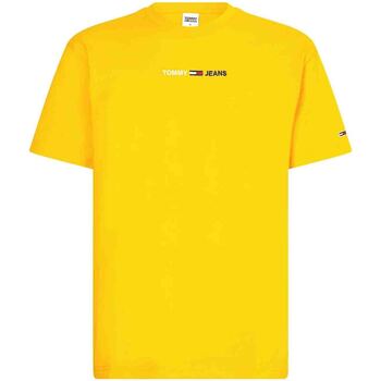 Abbigliamento Uomo T-shirt & Polo Tommy Jeans DM0DM10219 Giallo