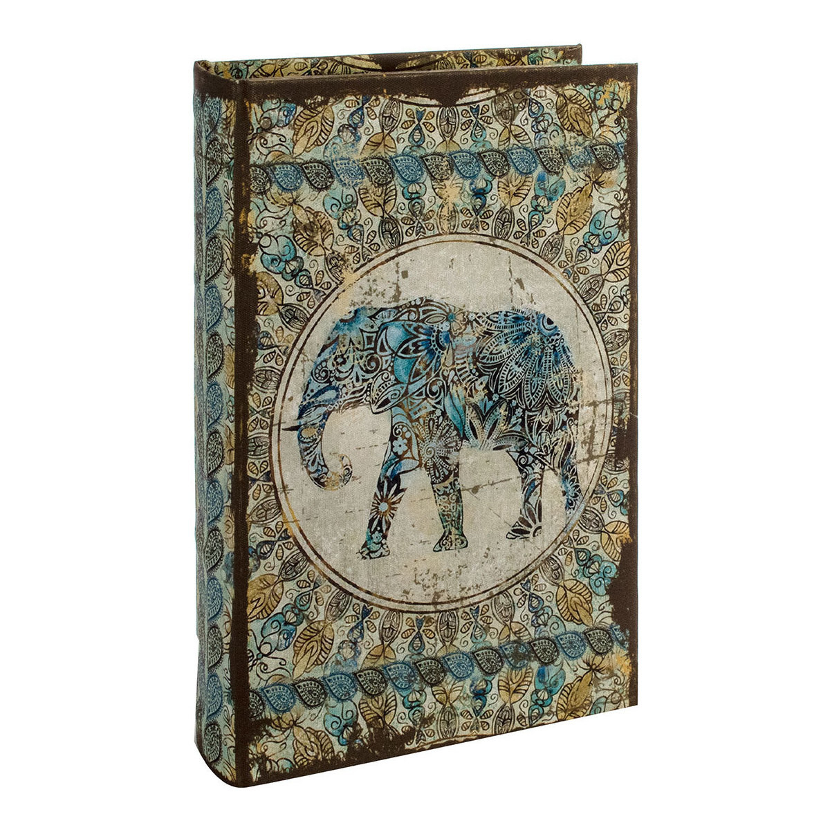 Casa Cestini / scatole e cestini Signes Grimalt Scatola Del Libro Dell'Elefante Blu