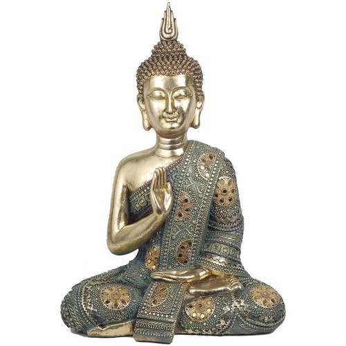 Casa Statuette e figurine Signes Grimalt Figura Del Buddha Oro