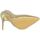 Scarpe Donna Décolleté Malu Shoes Decollete' donna a punta oro tacco a spillo 12 cm eco pelle luc Oro