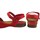 Scarpe Donna Multisport Interbios INTER BIOS 4458 sandalo da donna rosso Rosso