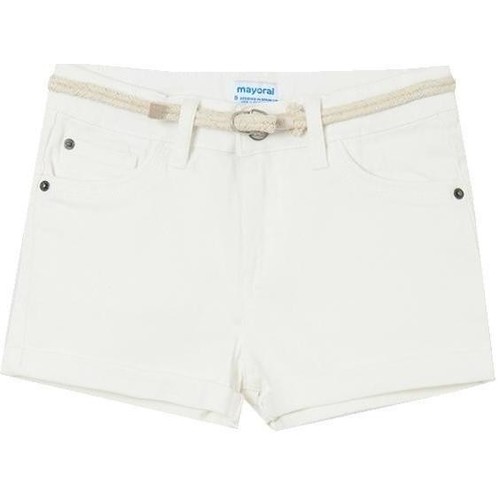 Abbigliamento Bambina Shorts / Bermuda Mayoral  Bianco