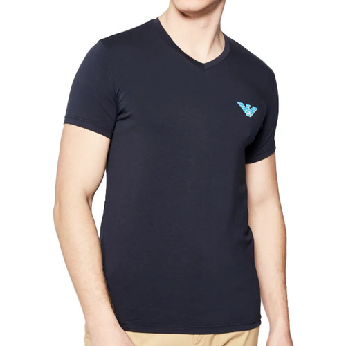 Abbigliamento Uomo T-shirt maniche corte Emporio Armani Eagle logo Blu