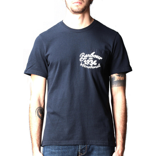 Abbigliamento Uomo T-shirt maniche corte Barbour MTS0835-NY91 Blu