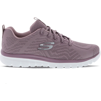 Scarpe Donna Sneakers Skechers Graceful Get Connected Rosa