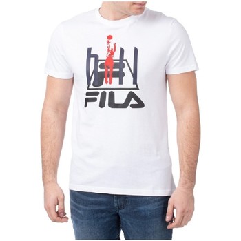 Abbigliamento Uomo T-shirt & Polo Fila T shirt  Fico Tee 688509 Uomo Bianco Bianco