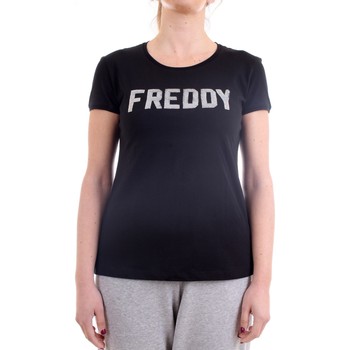 Abbigliamento Donna T-shirt maniche corte Freddy S1WCLT1 T-Shirt Donna nero nero