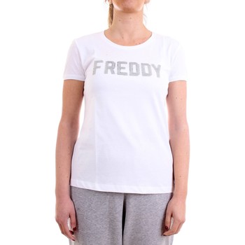 Abbigliamento Donna T-shirt maniche corte Freddy S1WCLT1 T-Shirt Donna bainco bainco