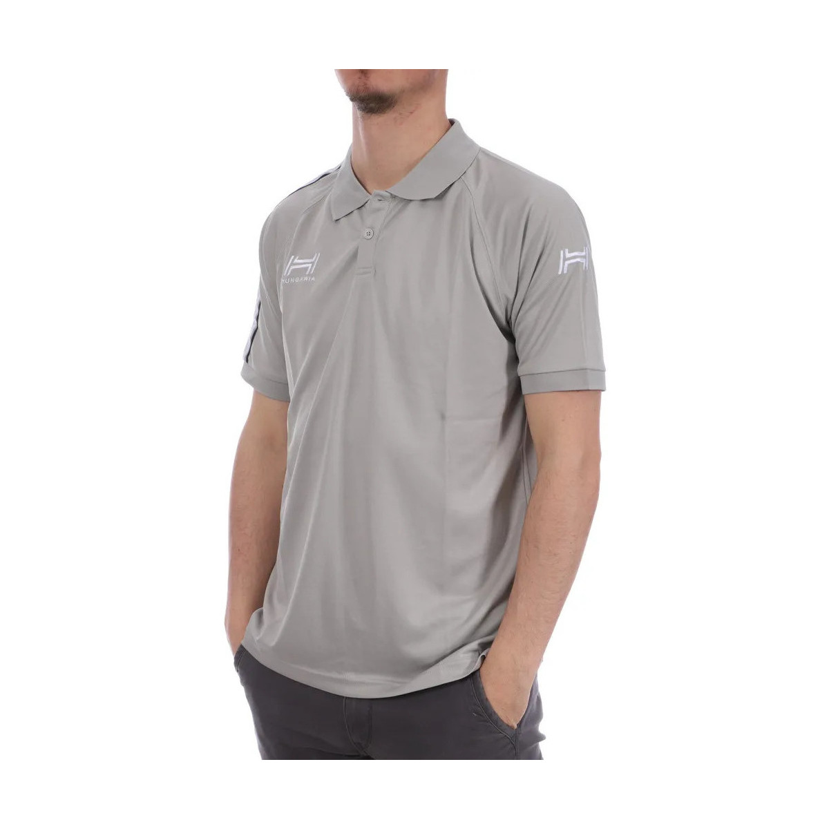 Abbigliamento Uomo Top / T-shirt senza maniche Hungaria H-15TPUXDA00 Grigio