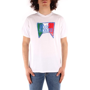 Abbigliamento Uomo T-shirt maniche corte Roy Rogers P21RRU513C7480013 BIANCO