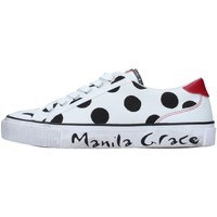 Scarpe Donna Sneakers basse Manila Grace S631CP BIANCO
