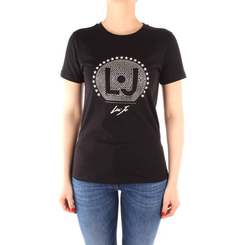 Abbigliamento Donna T-shirt maniche corte Liu Jo CA0199J5884 Nero