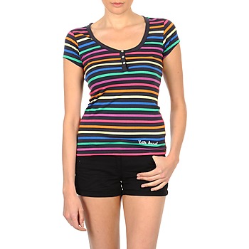 Abbigliamento Donna T-shirt maniche corte Little Marcel TATUM Nero / Multicolore