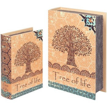 Casa Cestini / scatole e cestini Signes Grimalt Scatole Per Libri 2U Tree Life Arancio