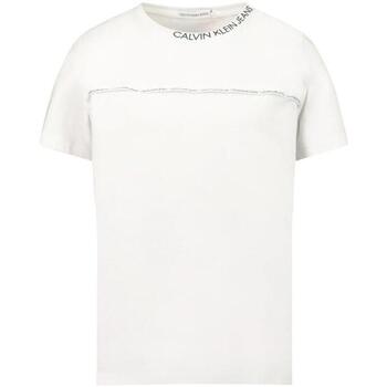 Abbigliamento Bambino T-shirt & Polo Calvin Klein Jeans . Bianco