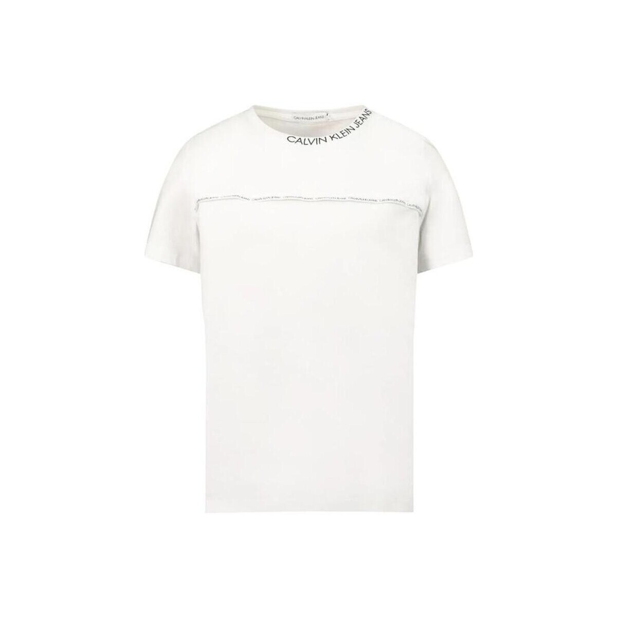 Abbigliamento Bambino T-shirt & Polo Calvin Klein Jeans . Bianco