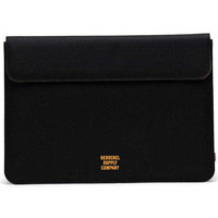 Borse Porta PC Herschel Spokane Sleeve for MacBook Black Ripstop/Blazing Orange Nero