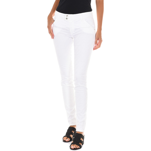 Abbigliamento Donna Pantaloni Met 70DBF0552-O025-0001 Bianco