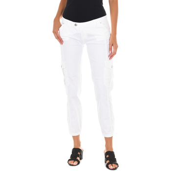 Abbigliamento Donna Pantaloni Met 70DBF0646-R216-0001 Bianco
