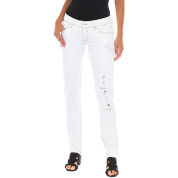 Abbigliamento Donna Pantaloni Met E014152-D536 Bianco