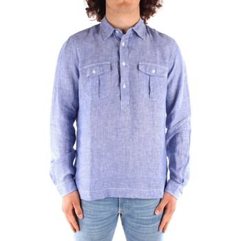 Abbigliamento Uomo Camicie maniche lunghe Blauer 21SBLUS01216 Blu