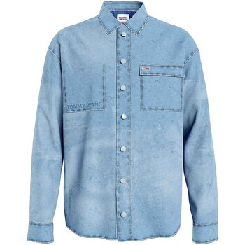 Abbigliamento Uomo Camicie maniche lunghe Tommy Jeans DM0DM10146 Blu