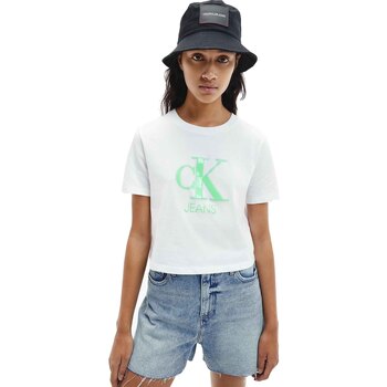 Abbigliamento Donna T-shirt & Polo Calvin Klein Jeans J20J215312 Bianco