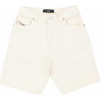 Abbigliamento Bambino Shorts / Bermuda Diesel Shorts denim  Bianco J00151-kxb81 Bianco