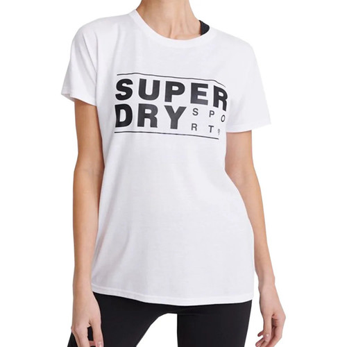 Abbigliamento Donna T-shirt & Polo Superdry WS300007A Bianco