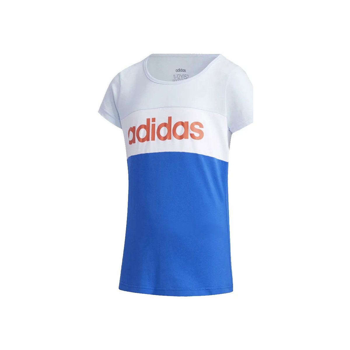 Abbigliamento Bambina T-shirt & Polo adidas Originals FM0834 Blu