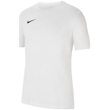 Abbigliamento Uomo T-shirt maniche corte Nike Dri-Fit Park 20 Tee Bianco