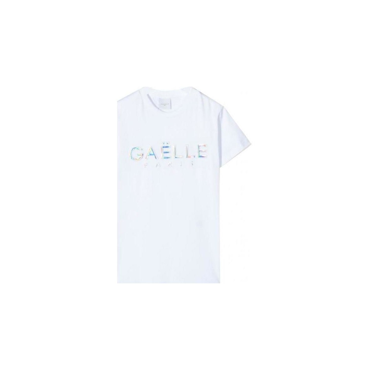 Abbigliamento Bambino T-shirt & Polo GaËlle Paris ARGENTO Bianco