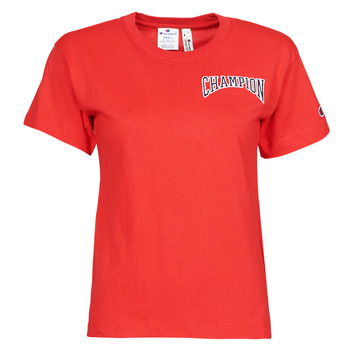 Abbigliamento Donna T-shirt maniche corte Champion CREWNECK T SHIRT Rosso