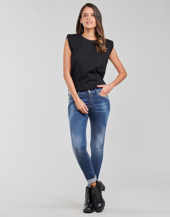 Abbigliamento Donna Jeans skynny Replay LUZIEN Blu / Scuro
