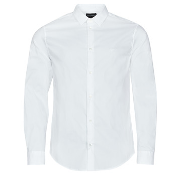 Abbigliamento Uomo Camicie maniche lunghe Emporio Armani 8N1C09 Bianco