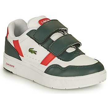 Scarpe Unisex bambino Sneakers basse Lacoste T-CLIP 0121 2 SUI Bianco / Verde / Rosso