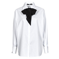 Abbigliamento Donna Camicie Karl Lagerfeld KL MONOGRAM POPLIN SHIRT Bianco
