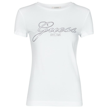 Abbigliamento Donna T-shirt maniche corte Guess SS CN SELINA TEE Bianco