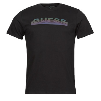 Abbigliamento Uomo T-shirt maniche corte Guess SS BSC APEX TEE Nero