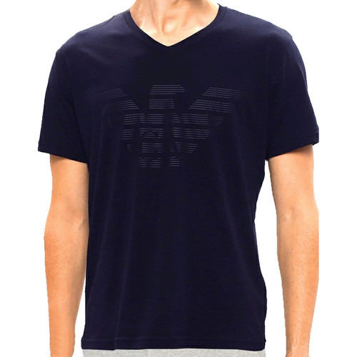 Abbigliamento Uomo T-shirt maniche corte Emporio Armani Organic cotton Blu