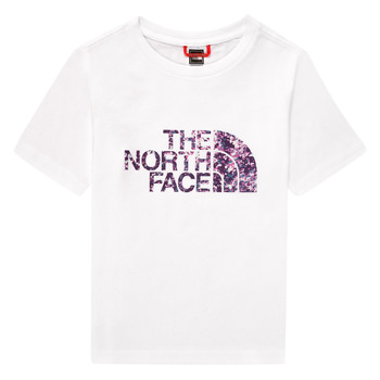 Abbigliamento Bambina T-shirt maniche corte The North Face EASY BOY TEE Bianco