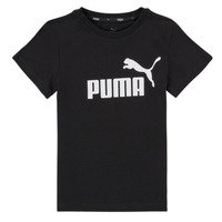 Abbigliamento Bambino T-shirt maniche corte Puma ESSENTIAL LOGO TEE Nero