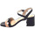 Scarpe Donna Pantofole Luciano Barachini donna, scarpe sandalo, nero e beige GL 281 Nero