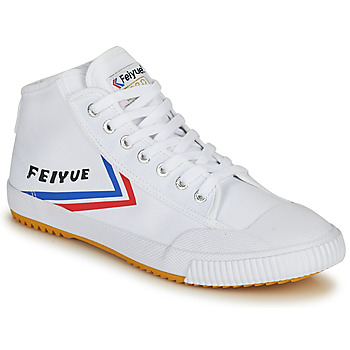 Scarpe Sneakers alte Feiyue FE LO 1920 MID Bianco / Blu / Rosso