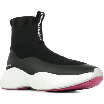 Scarpe Donna Sneakers Calvin Klein Jeans Runner Sneaker Sock Nero