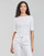 Abbigliamento Donna T-shirt maniche corte Lauren Ralph Lauren JUDY-ELBOW SLEEVE-KNIT Bianco
