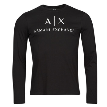 Abbigliamento Uomo T-shirts a maniche lunghe Armani Exchange 8NZTCH Nero