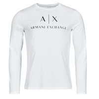 Abbigliamento Uomo T-shirts a maniche lunghe Armani Exchange 8NZTCH Bianco